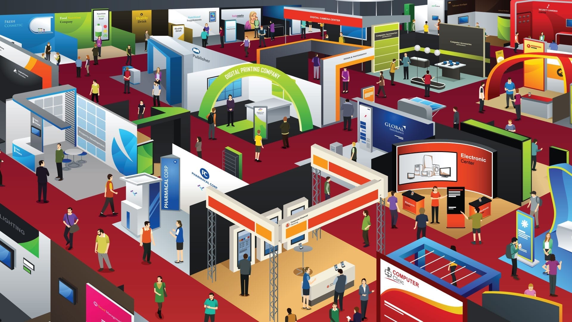 غرفه های نمایشگاهی